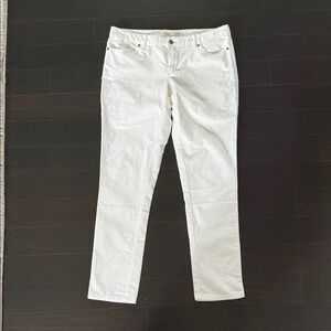 Michael Kors Women's Cream Straight Leg Jeans